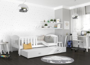 AJK Meble - Krevet s dodatnim ležajemm Kubus P2 MDF - 90x200 cm