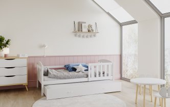 AJK Meble - Krevet s dodatnim ležajemm Kubus P2 MDF - 90x200 cm