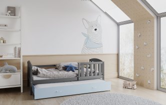 AJK Meble - Krevet s dodatnim ležajemm Kubus P2 MDF - 90x200 cm