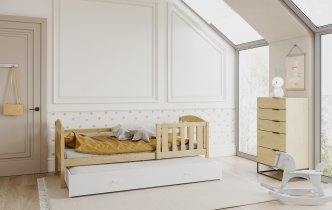 AJK Meble - Krevet s dodatnim ležajem Kubus P2 - 90x200 cm