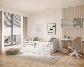 Krevet s dodatnim ležajem Mateusz P2 MDF - 80x190 cm 