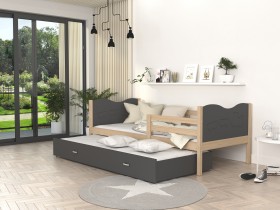 AJK Meble - Krevet s dodatnim ležajem Max P2 - 80x160 cm