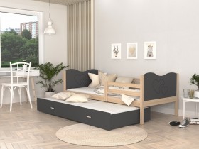 AJK Meble - Krevet s dodatnim ležajem Max P2 - 80x160 cm