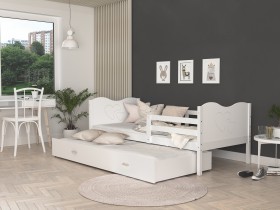 AJK Meble - Krevet s dodatnim ležajem Max P2 MDF - 80x160 cm