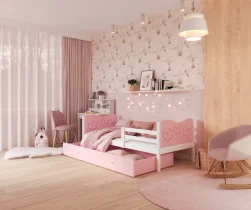 AJK Meble - Krevet s dodatnim ležajem Max P2 MDF - 80x160 cm