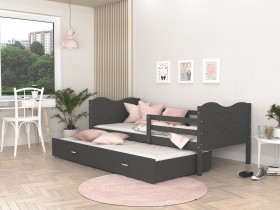 AJK Meble - Krevet s dodatnim ležajem Max P2 MDF - 80x160 cm