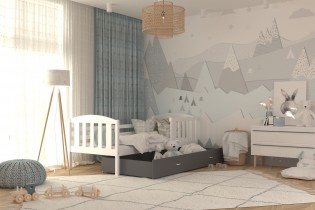 AJK Meble - Krevet Kubus P kolor - 80x160 cm