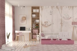 Krevet Kubus P kolor - 80x160 cm 