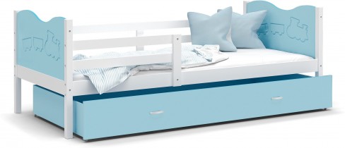 Bijela-svijetlo plava