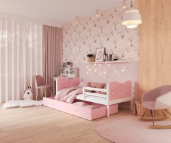 Bijela-svijetlo ružičasta