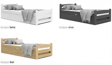 AJK Meble - Krevet sa spremnikom Dawid - 90x200 cm