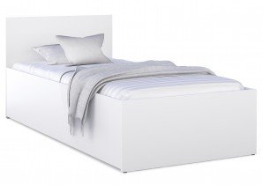 AJK Meble - Krevet sa spremnikom Panama plus - 90x200 cm - bijela