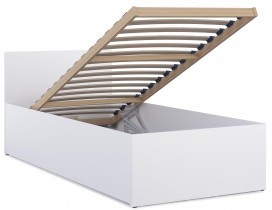 AJK Meble - Krevet sa spremnikom Panama plus - 90x200 cm - bijela