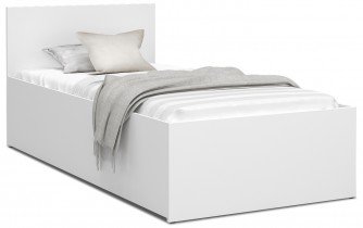 AJK Meble - Krevet sa spremnikom Panama plus - 90x200 cm - bijela