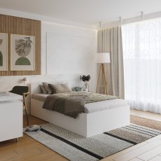 Krevet sa spremnikom Panama plus - 120x200 cm - bijela