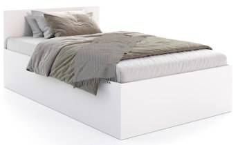 AJK Meble - Krevet Panama - 120x200 cm - bijela