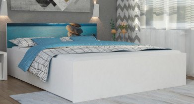 AJK Meble - Krevet sa spremnikom Panama plus graphic - 140x200 cm 