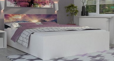 AJK Meble - Krevet sa spremnikom Panama plus graphic - 140x200 cm 