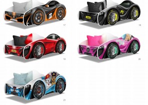 AJK Meble - Dječji krevet Cars - 70x140 cm