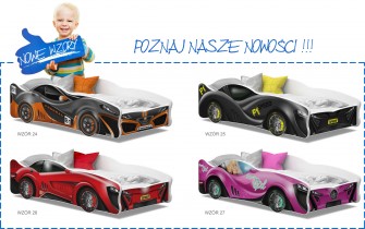 AJK Meble - Dječji krevet Cars - 80x160 cm