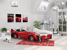 AJK Meble - Dječji krevet Cars - 80x160 cm