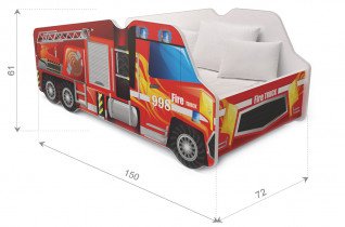AJK Meble - Dječji krevet Kamion 70x140 cm