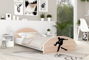 AJK Meble - Dječji krevet Cross 90x200 cm