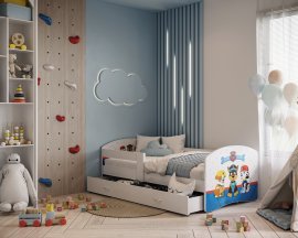 AJK Meble - Dječji krevet Lucky 80x140 cm - bijela