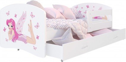 AJK Meble - Dječji krevet Lucky 80x180 cm - bijela