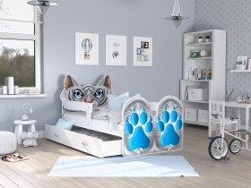 AJK Meble - Dječji krevet Životinje 80x140 cm - Mačka