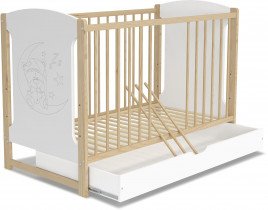 AJK Meble - Dječji krevetić Kuba - 60x120 cm