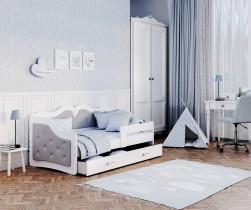 AJK Meble - Dječji krevet Lili T 1808 K - 80x180 cm