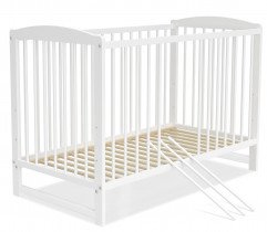 Dječji krevetić Adas 60x120 cm - bijela