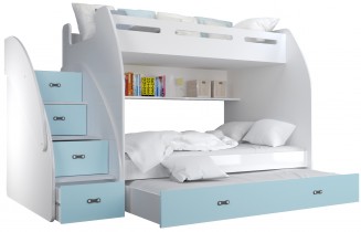 Bijela-svijetlo plava