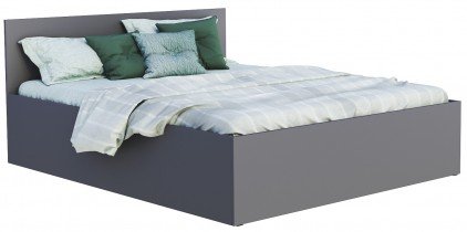 AJK Meble - Krevet sa spremnikom Panama plus - 160x200 cm - siva