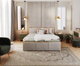 Krevet Panama tapecirani - 120x200 cm - craft