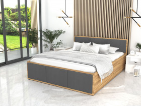 AJK Meble - Krevet Panama tapecirani - 140x200 cm - craft
