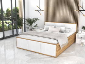 AJK Meble - Krevet Panama tapecirani - 140x200 cm - craft