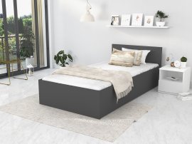 Krevet Panama - 90x200 cm - siva