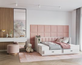 Tapecirani dječji krevet Hermes - 80x200 cm - 152x200 cm