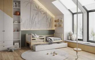 AJK Meble - Krevet s dodatnim ležajem Max P2 - 80x160 cm