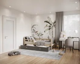 AJK Meble - Krevet s dodatnim ležajem Max P2 - 80x160 cm
