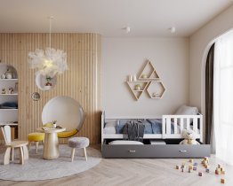 AJK Meble - Dječji krevet Tami P MDF - 90x200 cm