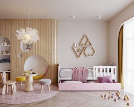 AJK Meble - Dječji krevet Tami P MDF - 90x200 cm