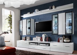 ASM Meble - Multimedija TV regal Iceland 300 cm - LED