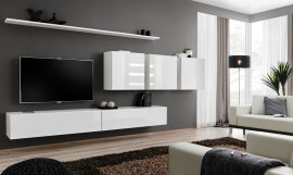 Multimedija TV regal Switch VII 340 cm - bijeli 