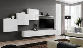 Multimedija TV regal Switch X 330 cm - bijeli 
