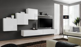 Multimedija TV regal Switch X 330 cm - bijeli 