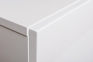 ASM Meble - Regal za dnevni boravak Switch XIII 330 cm LED - bijela/wotan