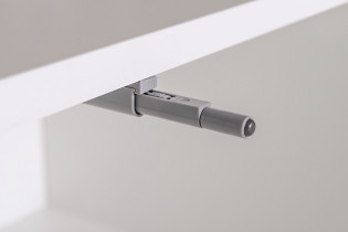 ASM Meble - Regal za dnevni boravak Switch XIII 330 cm LED - bijela/wotan
